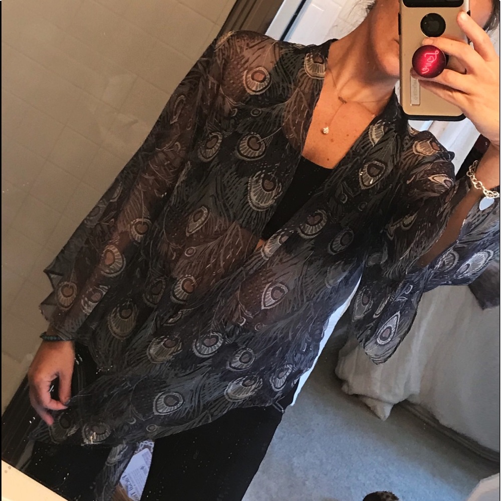 Like New!! Stunning sheer top